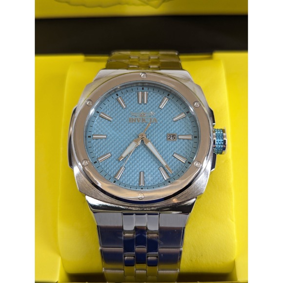 Invicta Other - Invicta Sea Vulture 50147 Mens Watch 44mm Steel Light Blue Dial Quartz New